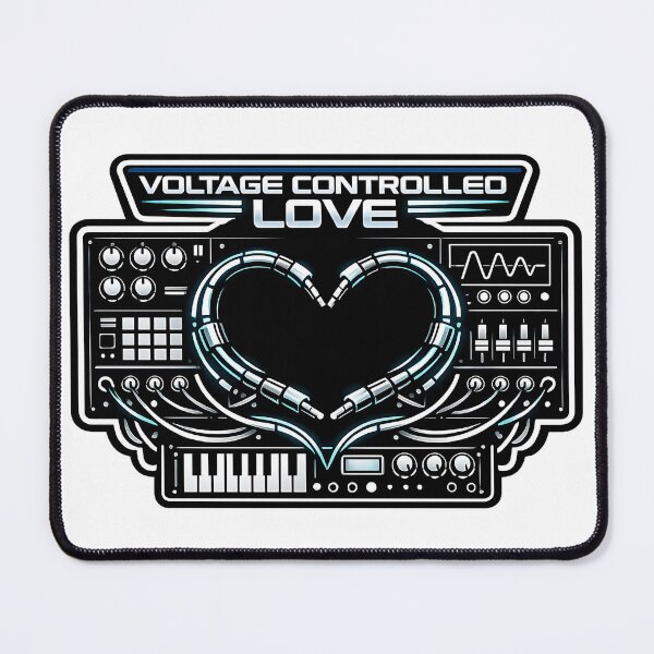 Item preview, Voltage Controlled Love Modular Synth Heart designed and sold by  ZenRave Designs.