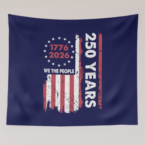 Item preview, 250 Years American Anniversary 1776-2026 USA Flag designed and sold by FernaRoje.