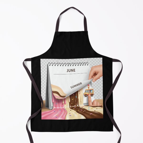 Item preview, June Summer Ice Cream Scene designed and sold by AbanoubStore.