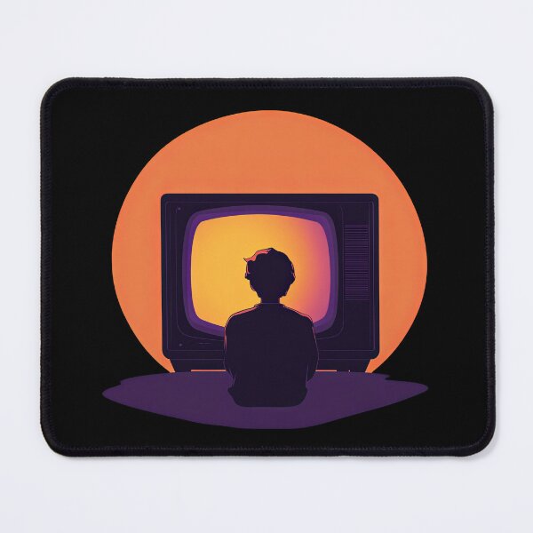 Item preview, Retro TV Nostalgia Kid Playing Vintage Screen Glow Aesthetic designed and sold by GloriousIdiot.