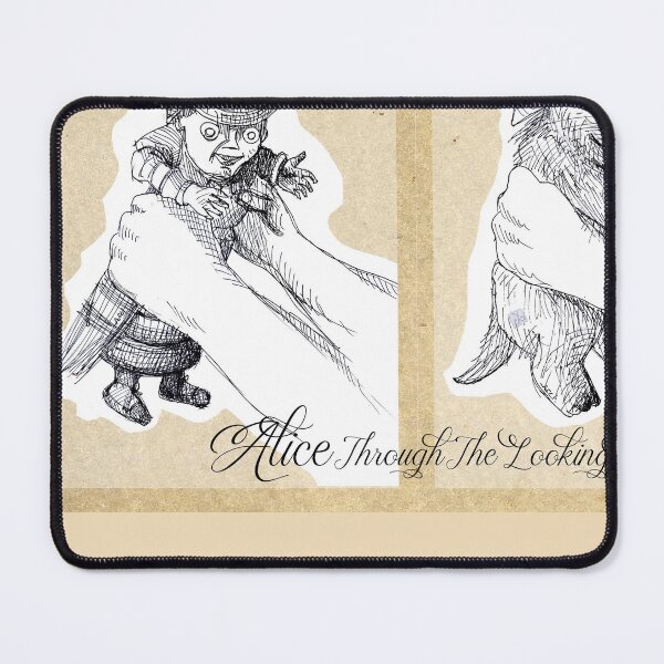 Item preview, Alice Through the Looking-Glass - Alice Waking Up From The Dream (ink drawing by ACCI) designed and sold by VanyssaGraphics.