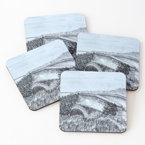 Item preview, Stone bridge | Graphite drawing designed and sold by miguelfra.artwork.