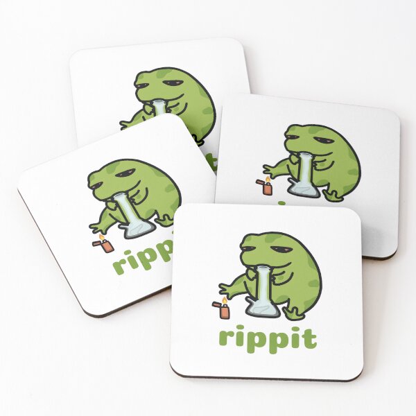 Item preview, Rippit Bong Rip Meme Frog designed and sold by PayneLaurie.