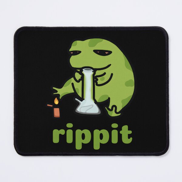 Item preview, Rippit Bong Rip Meme Frog designed and sold by PayneLaurie.
