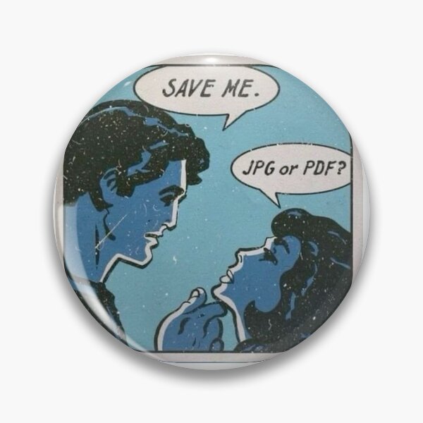 Item preview, Save Me Jpg Or Pdf Couple Dialogue Sticker designed and sold by Mustangana.