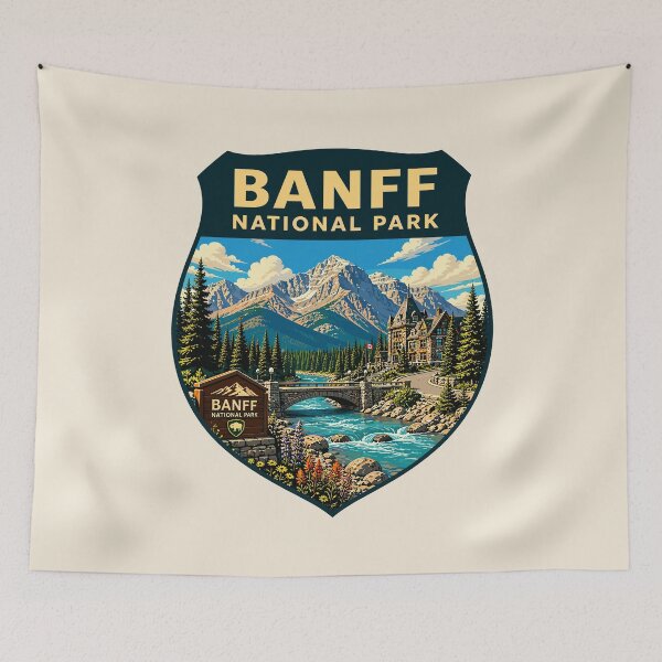 Item preview, Banff National Park Design designed and sold by Gideon Emmerich.
