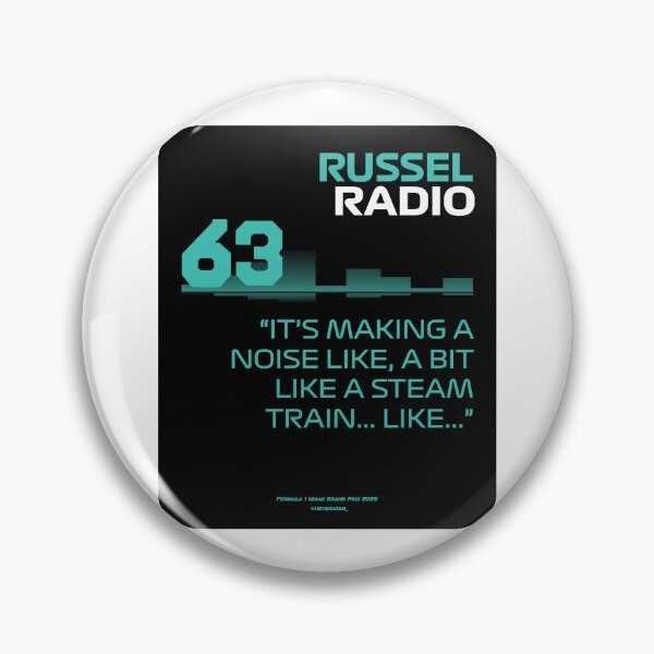 Item preview,  It's making a noise like a steam train - #GR63 F1 Team Radio designed and sold by Heybratan.