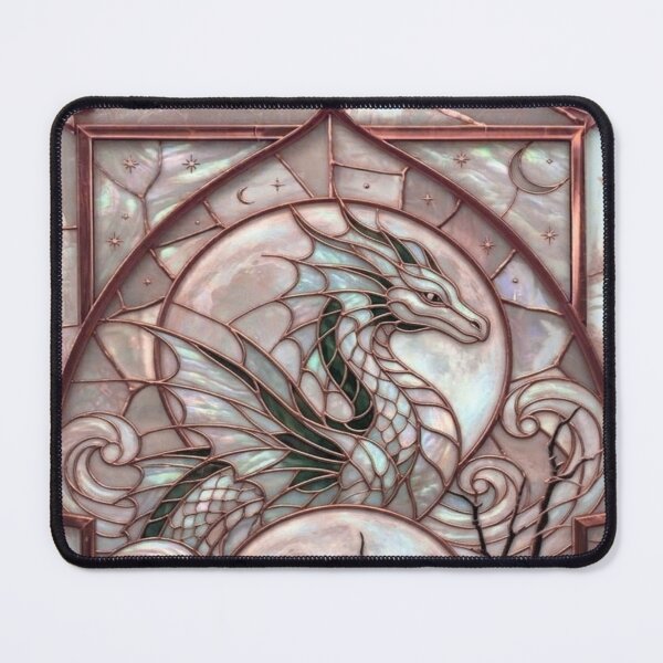 Item preview, Art Nouveau Dragon Mystic Moon designed and sold by BriSher.