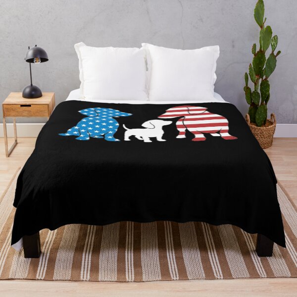 Item preview, Dachshund Family Patriotic USA American Flag 4th Of July designed and sold by clothesy7.