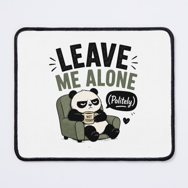 Item preview, Leave Me Alone Politely Funny Introvert Quote T-Shirt Sarcastic Meme Design designed and sold by MrDev.