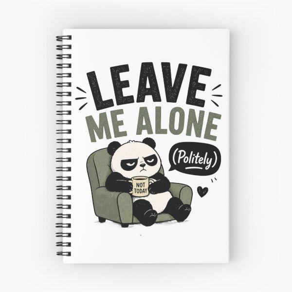 Item preview, Leave Me Alone Politely Funny Introvert Quote T-Shirt Sarcastic Meme Design designed and sold by MrDev.