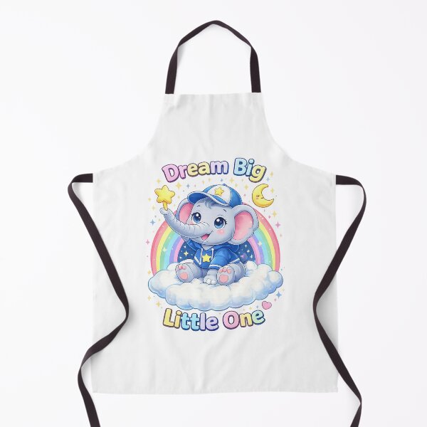 Item preview, Dream Big Little One Elephant Shirt – Cute Kawaii Baby Animal Positive Design designed and sold by Clothes With Smiling Animals Walt Gral.