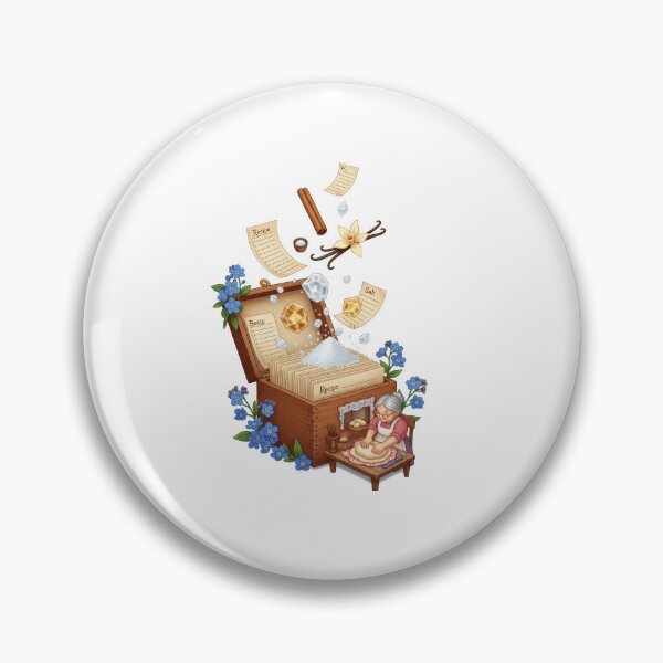 Item preview, Grandmother Baking Recipe Magic Scene designed and sold by AbanoubStore.