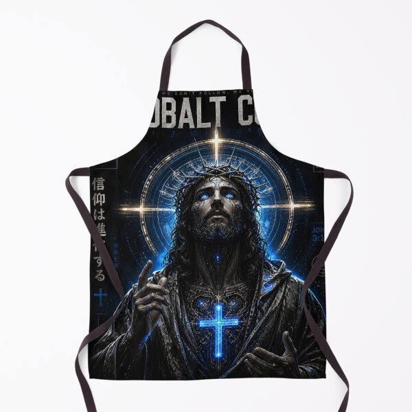 Item preview, Cobalt Core Futuristic Jesus Cyberpunk Shirt designed and sold by Cobaltcore78.