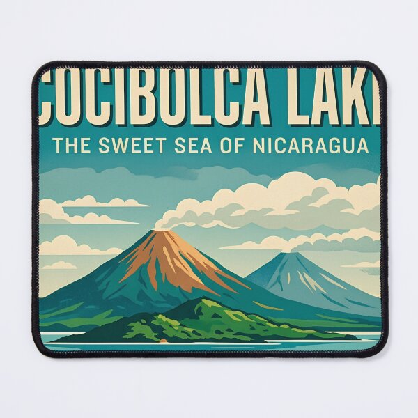 Item preview, Nicaragua Cocibolca Lake Retro Travel - Ometepe & Islets designed and sold by OmikronStore.