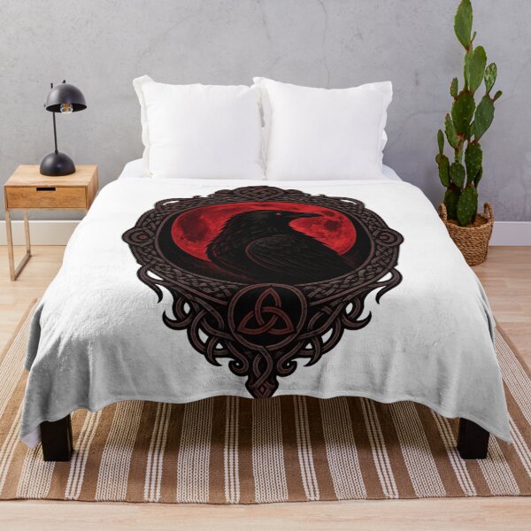 Item preview, Viking Raven Red Moon Celtic designed and sold by GenesixDesign.
