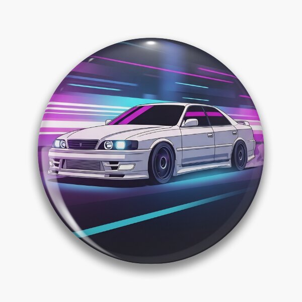 Item preview, Toyota Chaser JZX100 JDM Neon Speed Drift Polaroid Art designed and sold by Motorline44.