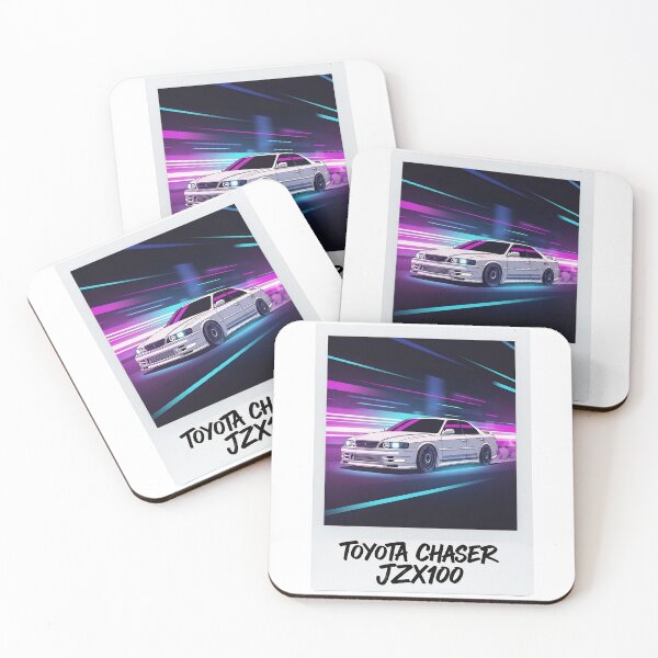 Item preview, Toyota Chaser JZX100 JDM Neon Speed Drift Polaroid Art designed and sold by Motorline44.
