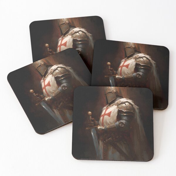 Item preview, Knight of God Templar Crusader Medieval Warrior Art designed and sold by GrinGalore.