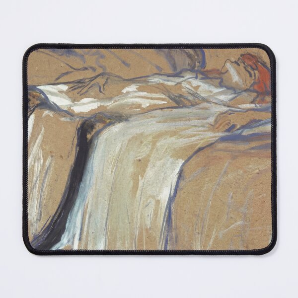 Item preview, Alone by Henri de Toulouse-Lautrec Intimate Post Impressionist Bedroom Study Print designed and sold by artofuniverse.
