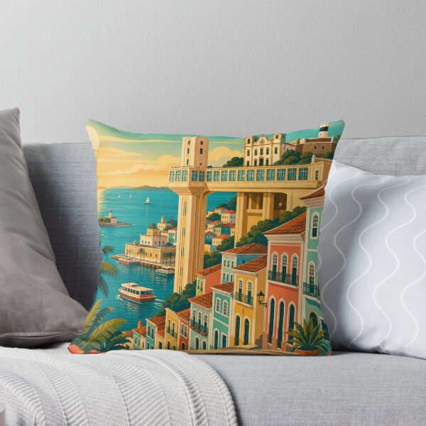 Item preview, Salvador Brazil Travel Poster designed and sold by MatthewHeights.