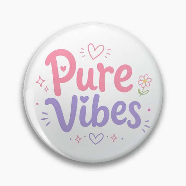 Item preview, Pure Vibes Cute Aesthetic Typography Design | Soft Pastel Positive Quote Art designed and sold by Sanika arts .