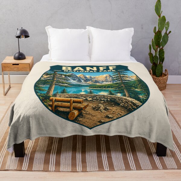 Item preview, Banff National Park | Lake Louise Canada | Canadian Rockies  Retro Travel Art  designed and sold by Gideon Emmerich.