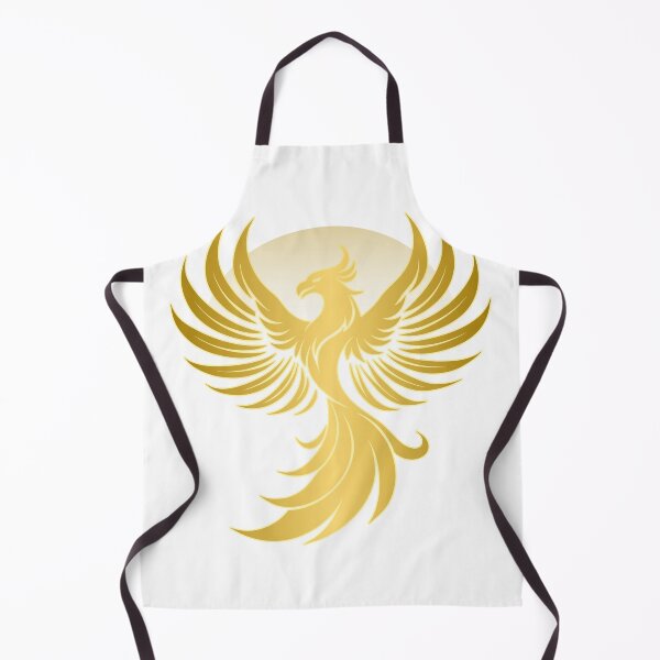 Item preview, Golden Phoenix Rising – Luxury Mythical Bird Emblem, Elegant Fire Rebirth Symbol Design designed and sold by QuirkyCloud Designs.