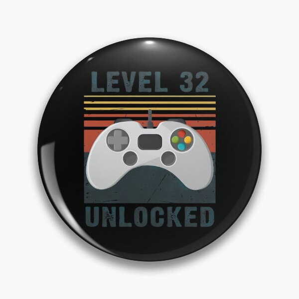 Item preview, Level 32 Unlocked Retro Gamer Birthday T-Shirt designed and sold by Dmo3HarkoArt.