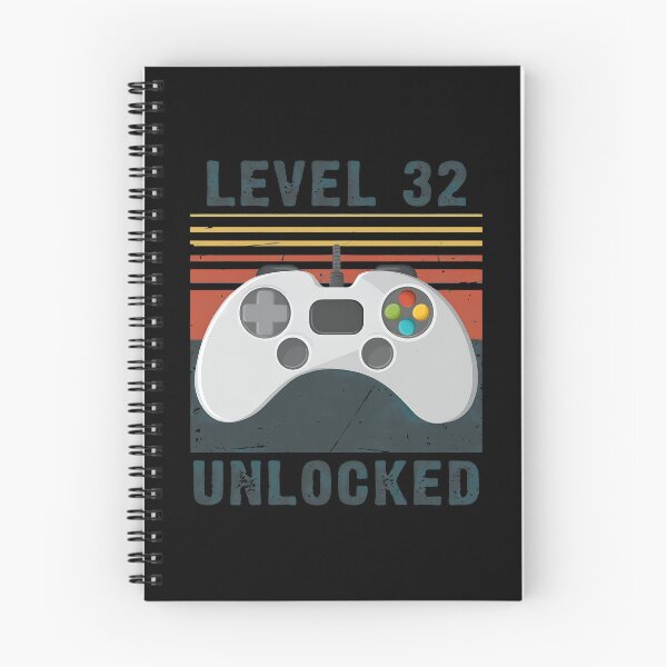 Item preview, Level 32 Unlocked Retro Gamer Birthday T-Shirt designed and sold by Dmo3HarkoArt.