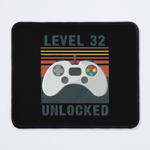 Item preview, Level 32 Unlocked Retro Gamer Birthday T-Shirt designed and sold by Dmo3HarkoArt.