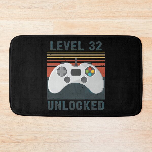 Item preview, Level 32 Unlocked Retro Gamer Birthday T-Shirt designed and sold by Dmo3HarkoArt.