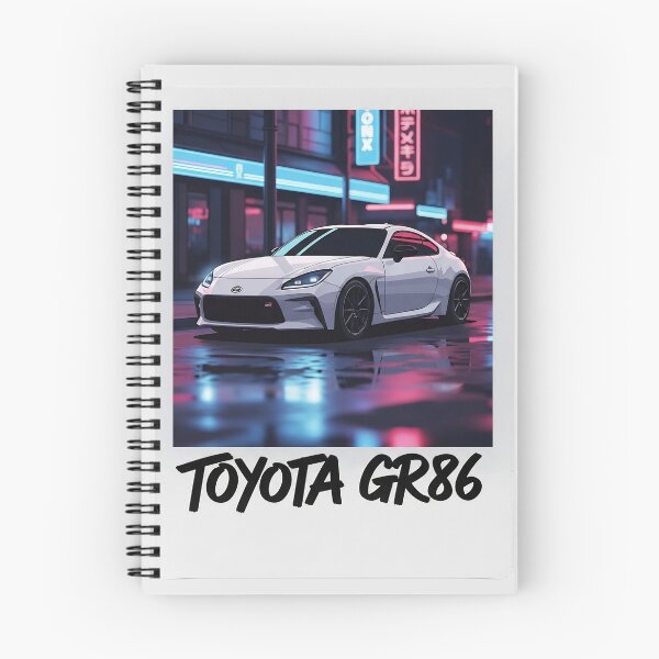 Item preview, Toyota GR86 JDM Neon Tokyo Night Polaroid Aesthetic Art designed and sold by Motorline44.