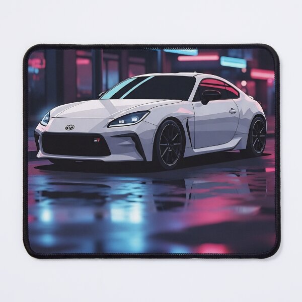 Item preview, Toyota GR86 JDM Neon Tokyo Night Polaroid Aesthetic Art designed and sold by Motorline44.
