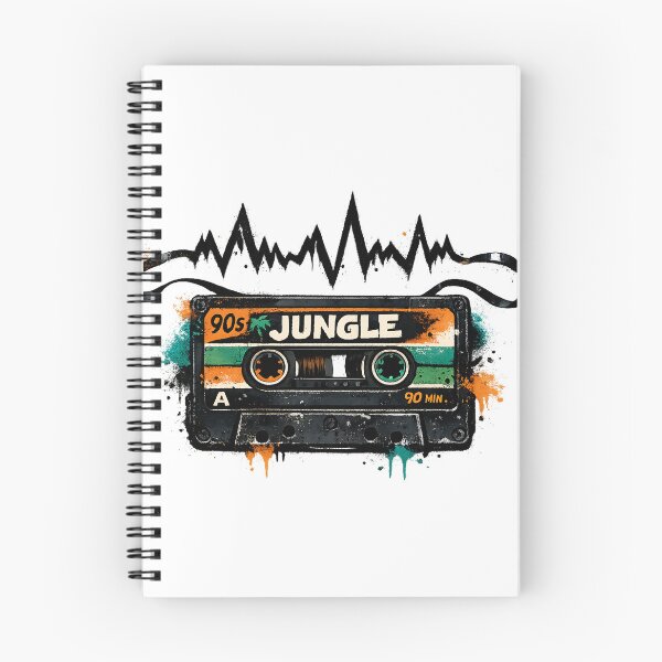 Item preview, 90s Jungle Music Retro Cassette Tape Rave designed and sold by  ZenRave Designs.