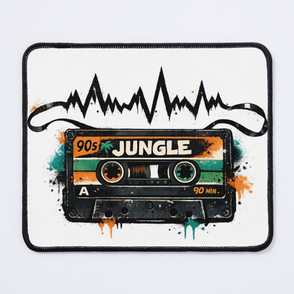 Item preview, 90s Jungle Music Retro Cassette Tape Rave designed and sold by ZenRave Designs.