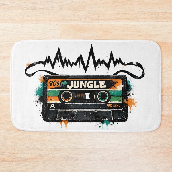 Item preview, 90s Jungle Music Retro Cassette Tape Rave designed and sold by  ZenRave Designs.