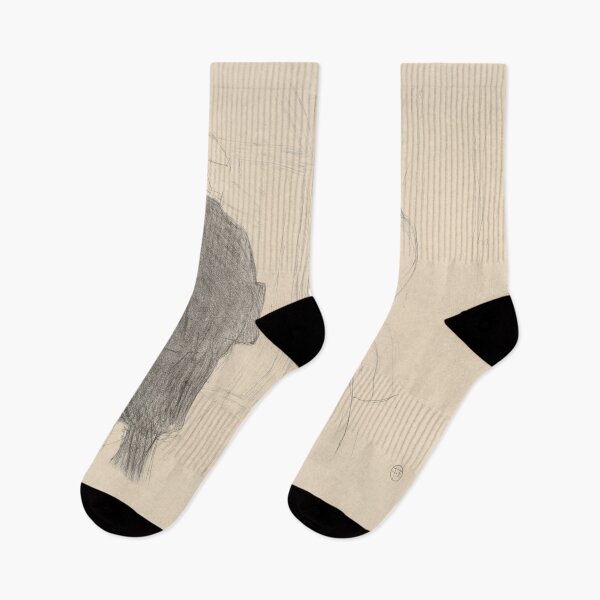 Item preview, Andre Antoine and Firmin Gemier in A Bankruptcy by Henri de Toulouse-Lautrec Minimalist Theatre Sketch Print designed and sold by artofuniverse.