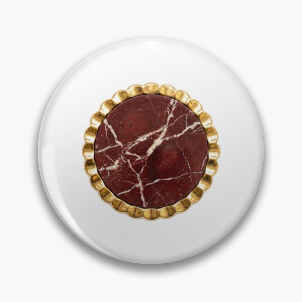 Item preview, Scalloped Red Marble Coaster designed and sold by Peter Veselinović.