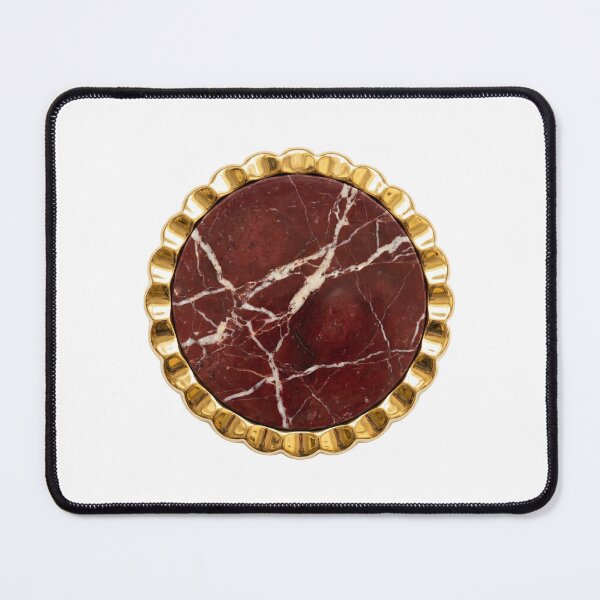 Item preview, Scalloped Red Marble Coaster designed and sold by Peter Veselinović.