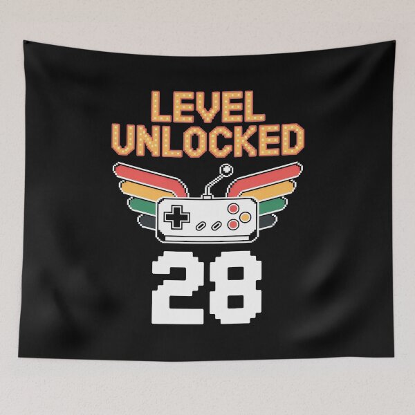 Item preview, Level Unlocked 28 Birthday Gamer designed and sold by Dmo3HarkoArt.