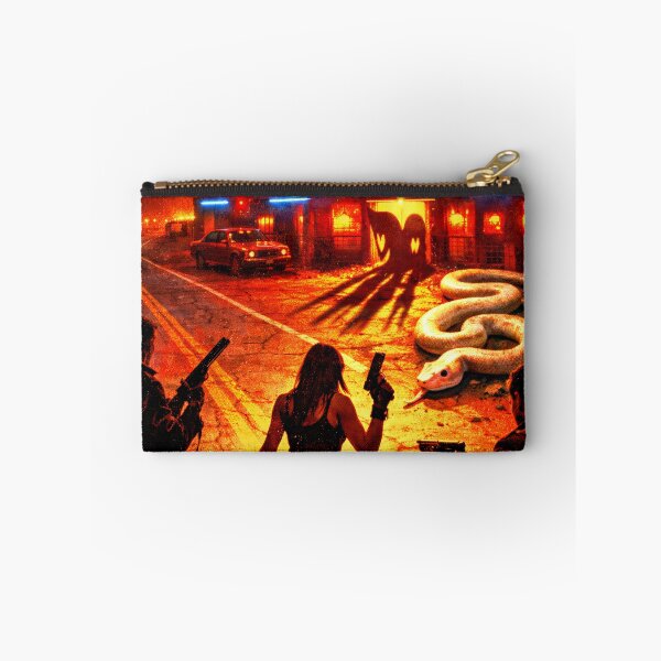 Item preview, Desert Bar Neon Sign Snake Armed Heroes Horror Film Poster designed and sold by Cine8.