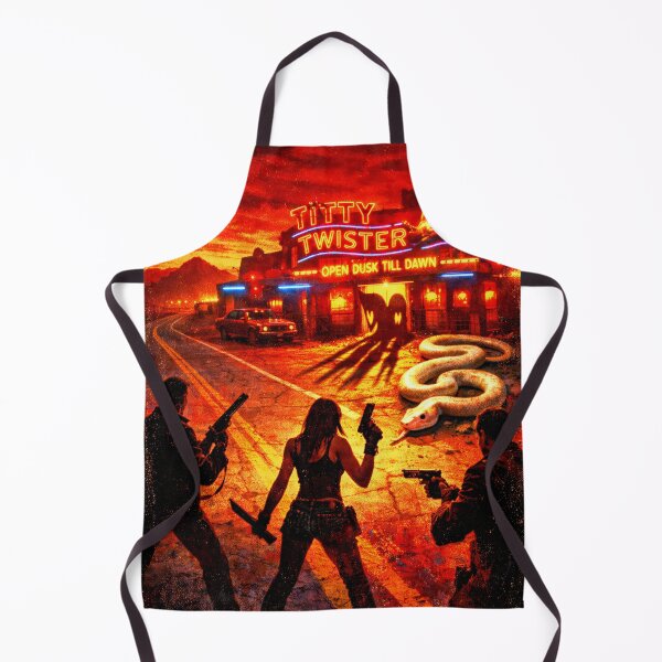 Item preview, Desert Bar Neon Sign Snake Armed Heroes Horror Film Poster designed and sold by Cine8.