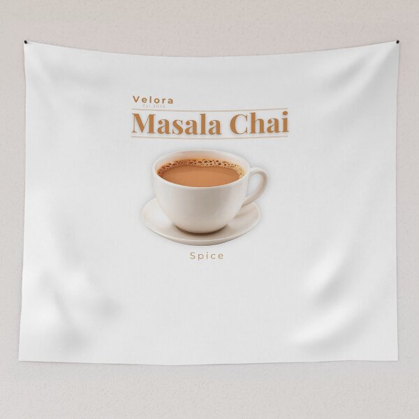 Item preview, Velora Masala Chai – Luxury Indian Tea Aesthetic | Minimal Coffee Style Design designed and sold by QuirkyCloud Designs.
