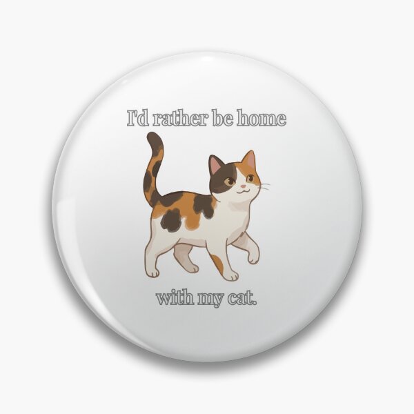 Item preview, I'd Rather Be Home With My Cat Funny Introvert Cat Lover T-Shirt Sarcastic Antisocial Gift designed and sold by Odd Serif.
