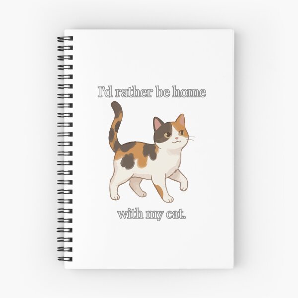 Item preview, I'd Rather Be Home With My Cat Funny Introvert Cat Lover T-Shirt Sarcastic Antisocial Gift designed and sold by Odd Serif.