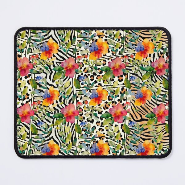 Item preview, Animal print, floral, flower pattern, summer design, watercolor, abstract designed and sold by ColdStarfish.