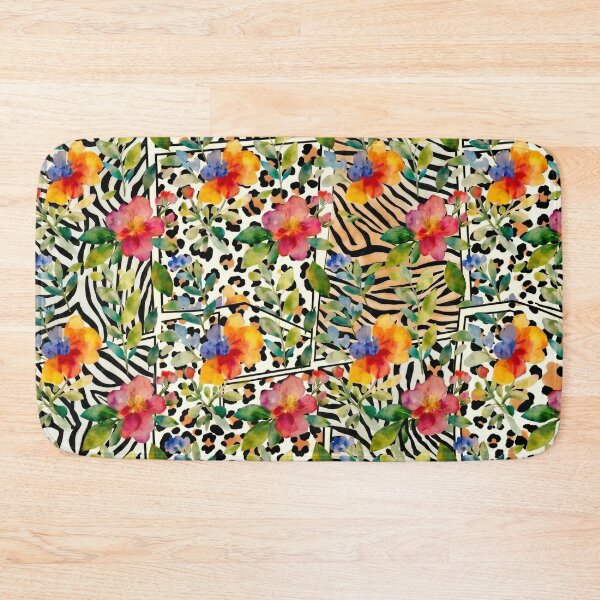 Item preview, Animal print, floral, flower pattern, summer design, watercolor, abstract designed and sold by ColdStarfish.