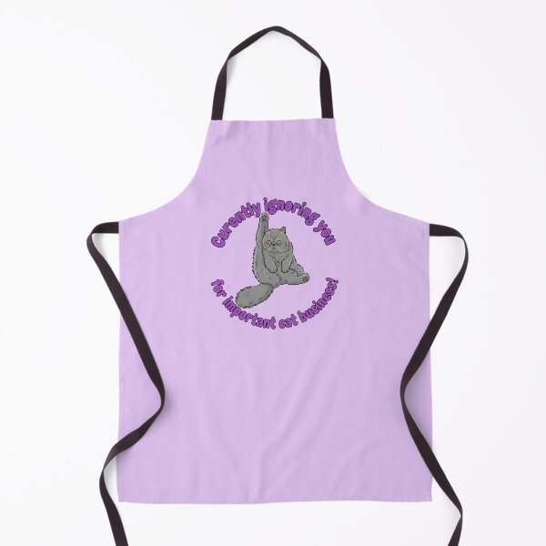 Item preview, Martin the Cat - Currently Ignoring You for Important Cat Business Funny Quote - Grey Cat designed and sold by naughty-raccoon.