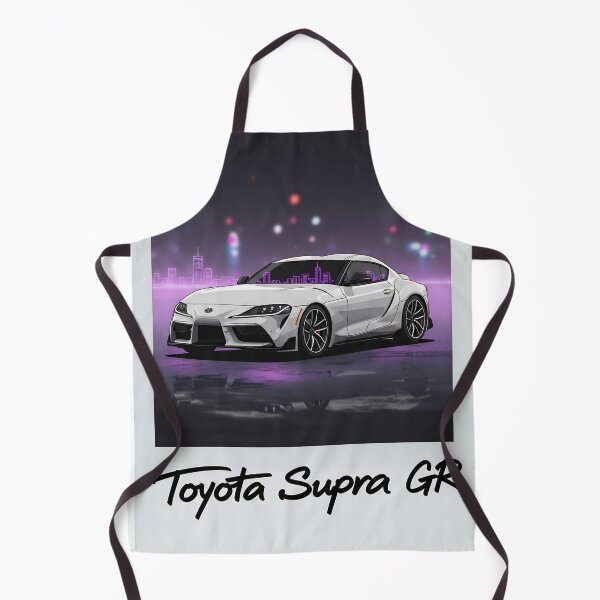 Item preview, Toyota Supra GR JDM Purple Neon Cityscape Polaroid Art designed and sold by Motorline44.